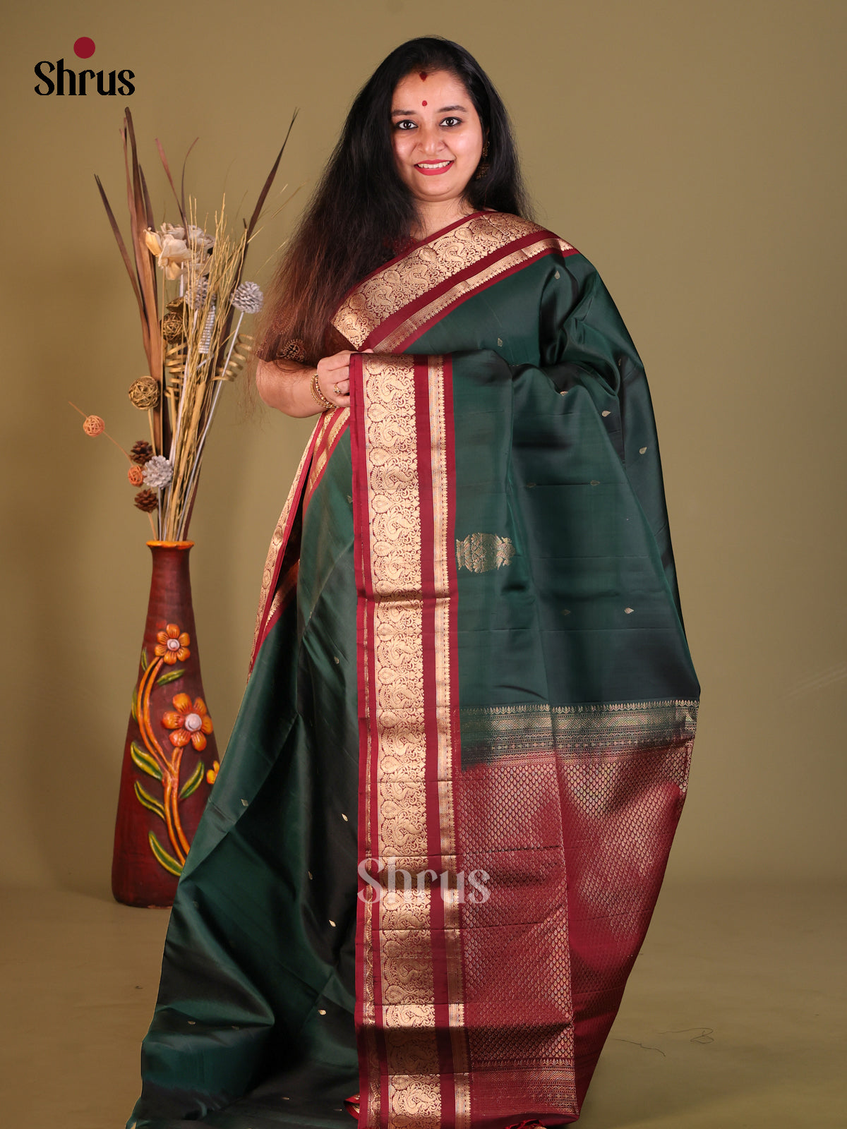 DGS30500-Soft Silk Saree-1