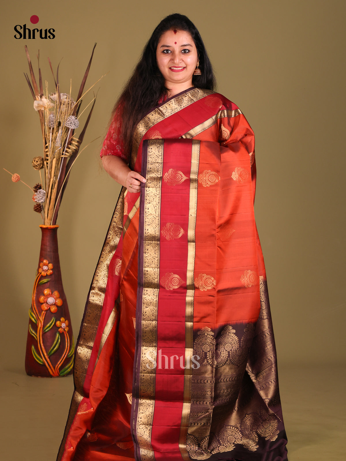 DGS30501-Soft Silk Saree - Shop on Shrus.com