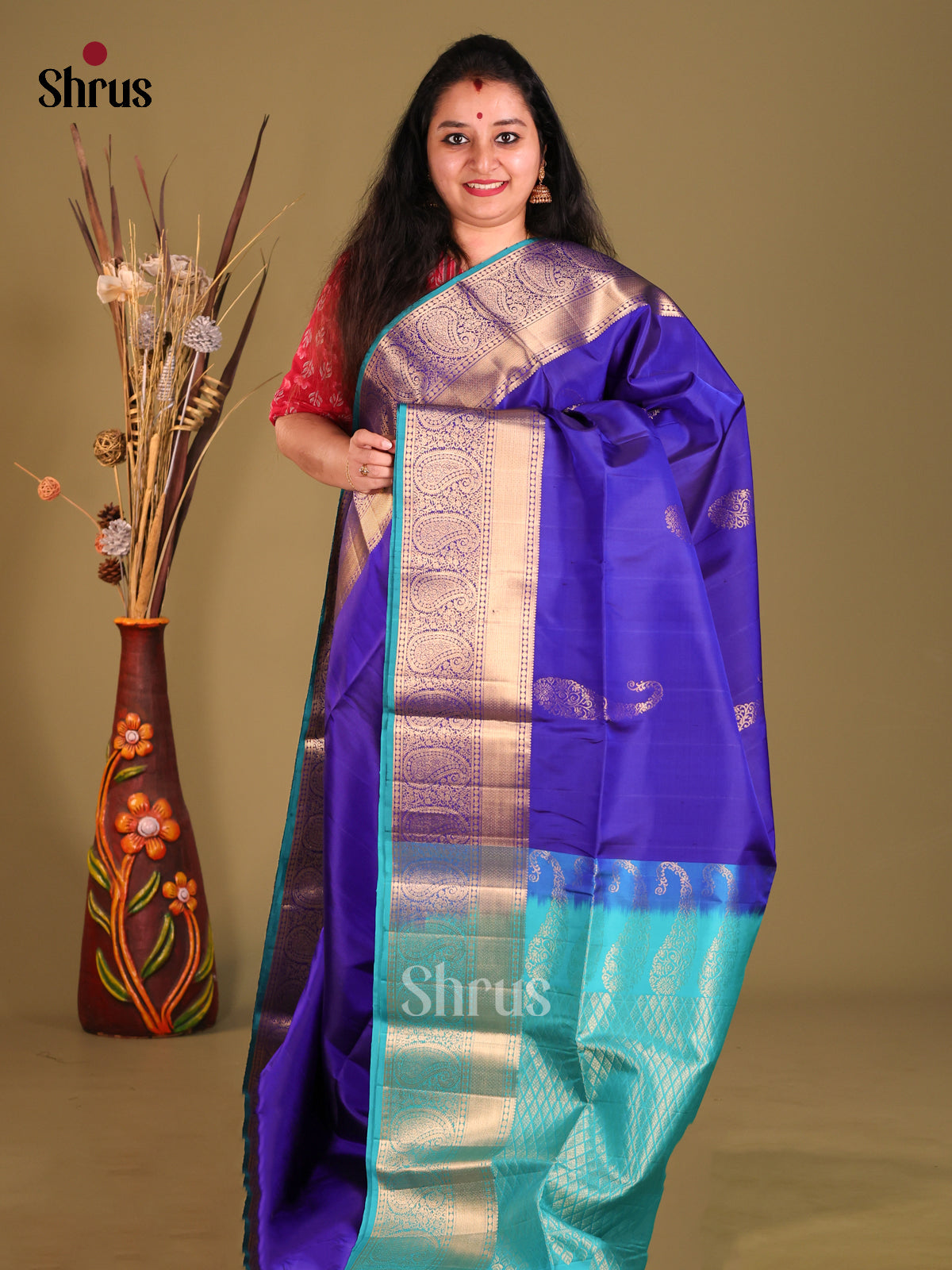 DGS30505-Soft Silk Saree-1