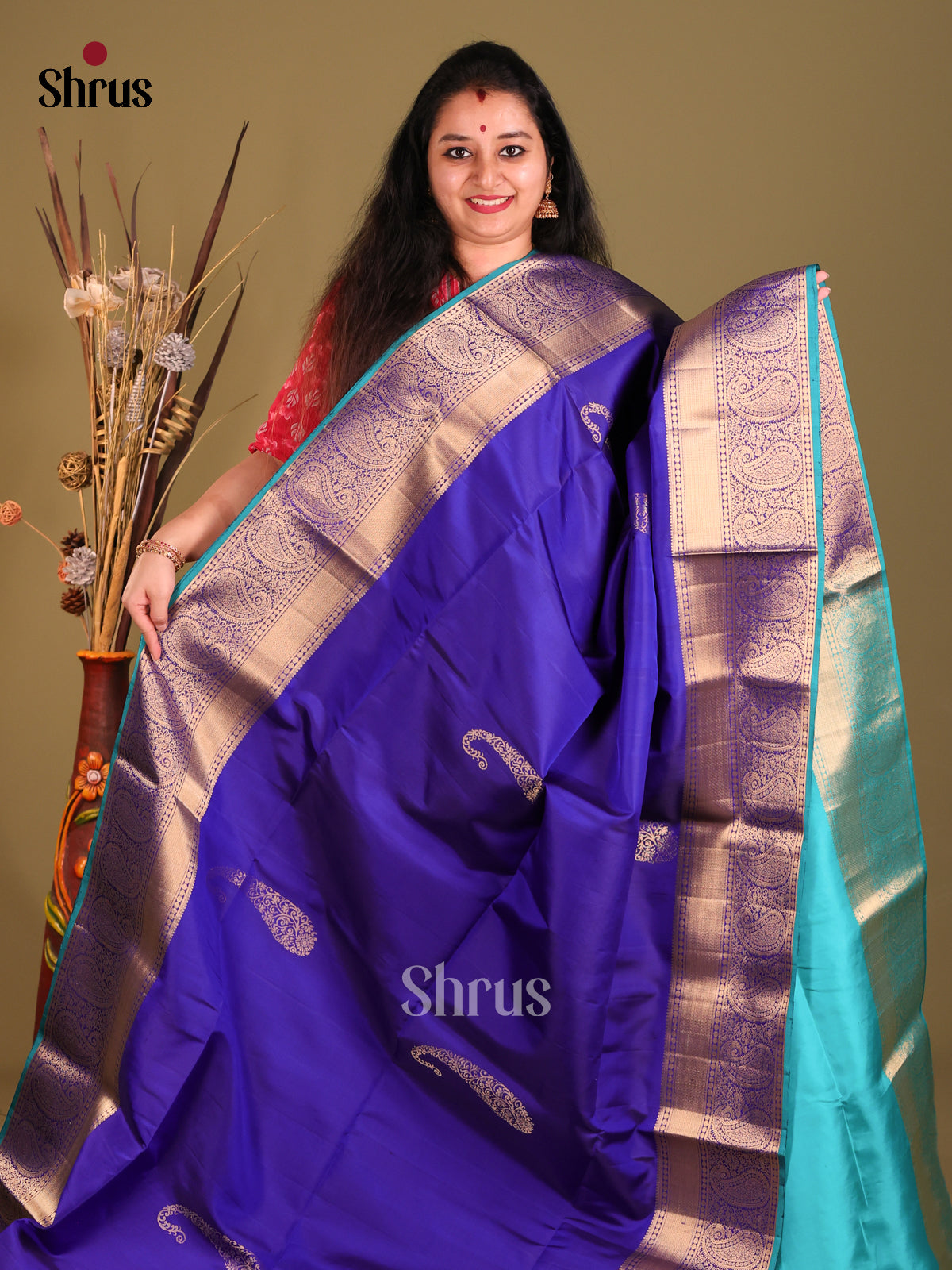 DGS30505-Soft Silk Saree-2