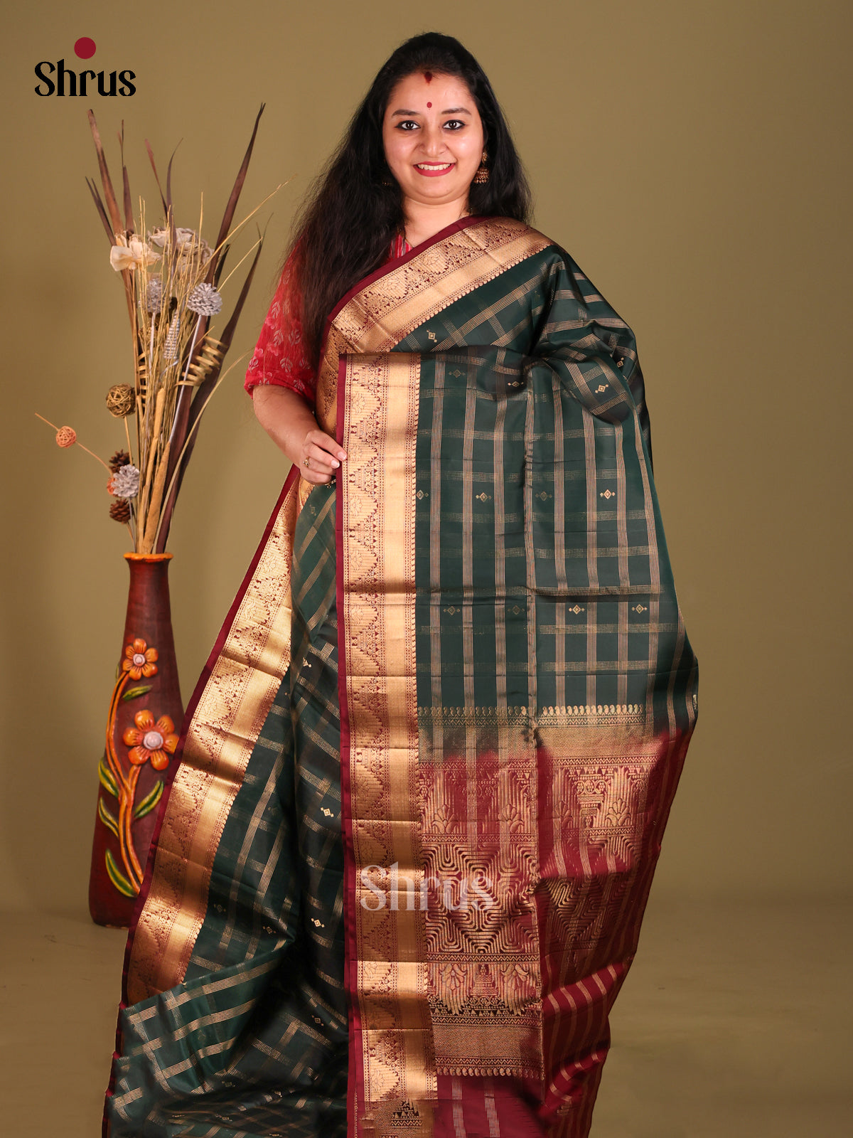 DGS30507-Soft Silk Saree-1