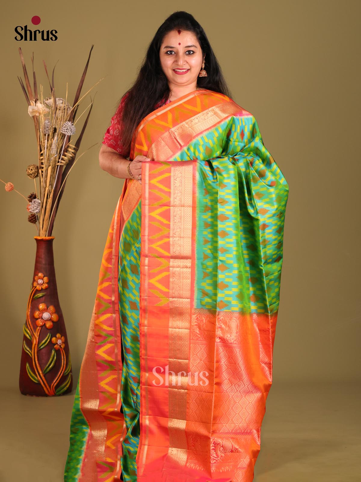 DGS30514-Soft Silk Saree-1