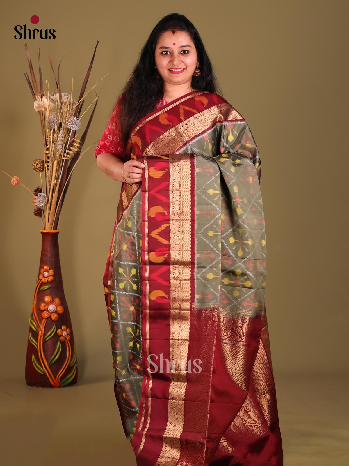 DGS30515-Soft Silk Saree-1