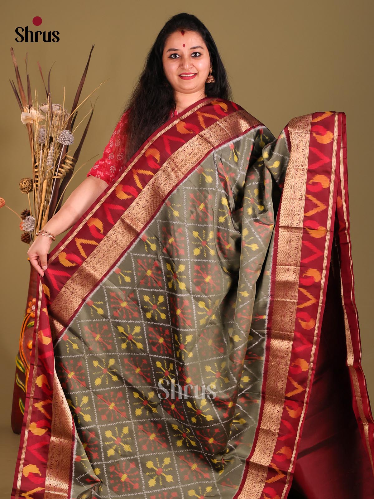 DGS30515-Soft Silk Saree-2