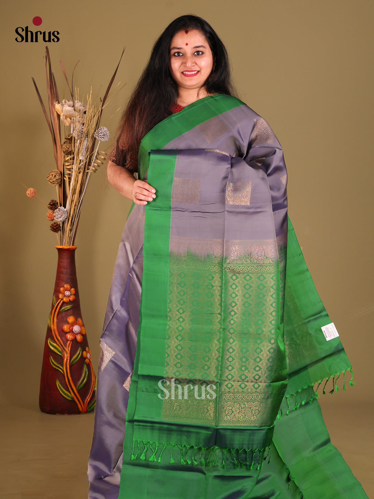 DGS30520 - Softsilk-halfpure Saree - Shop on Shrus.com