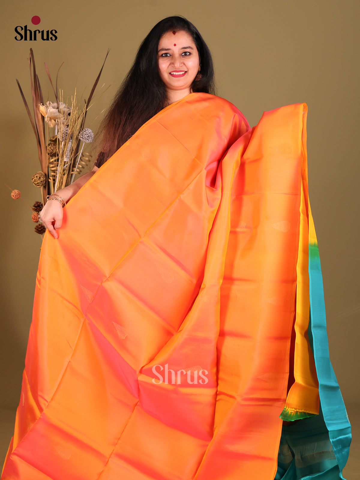 DGS30533 - Softsilk-halfpure Saree - Shop on Shrus.com