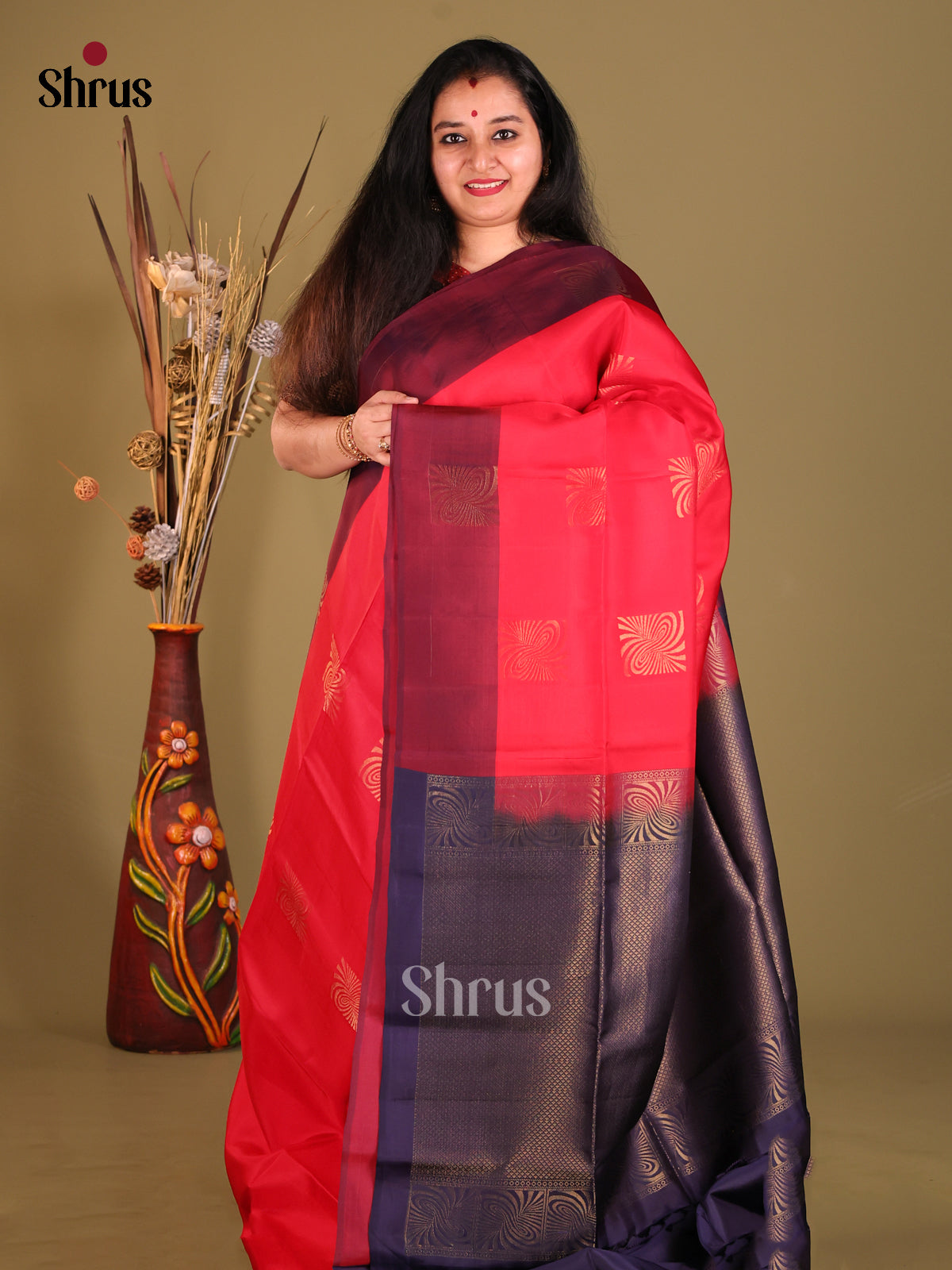 DGS30544 - Softsilk-halfpure Saree - Shop on Shrus.com