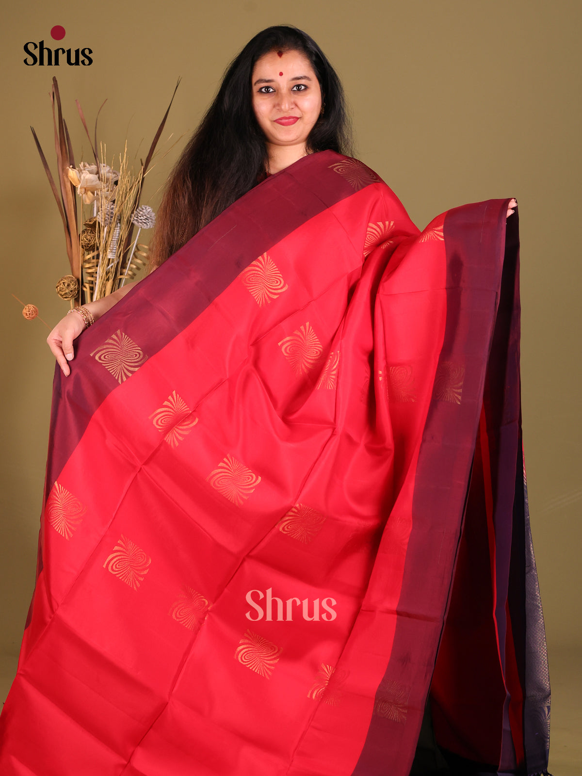 DGS30544 - Softsilk-halfpure Saree - Shop on Shrus.com