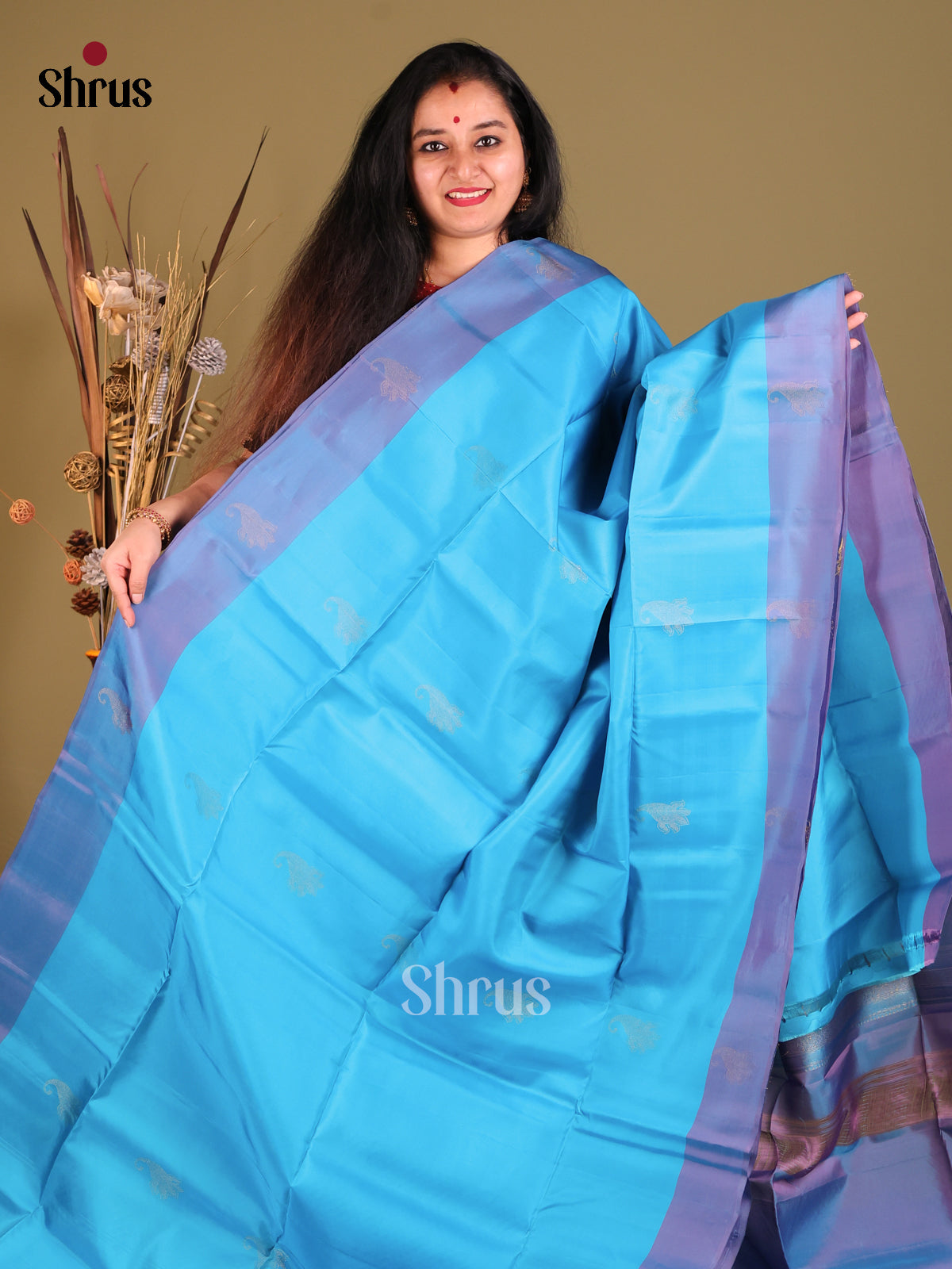DGS30545 - Softsilk-halfpure Saree - Shop on Shrus.com