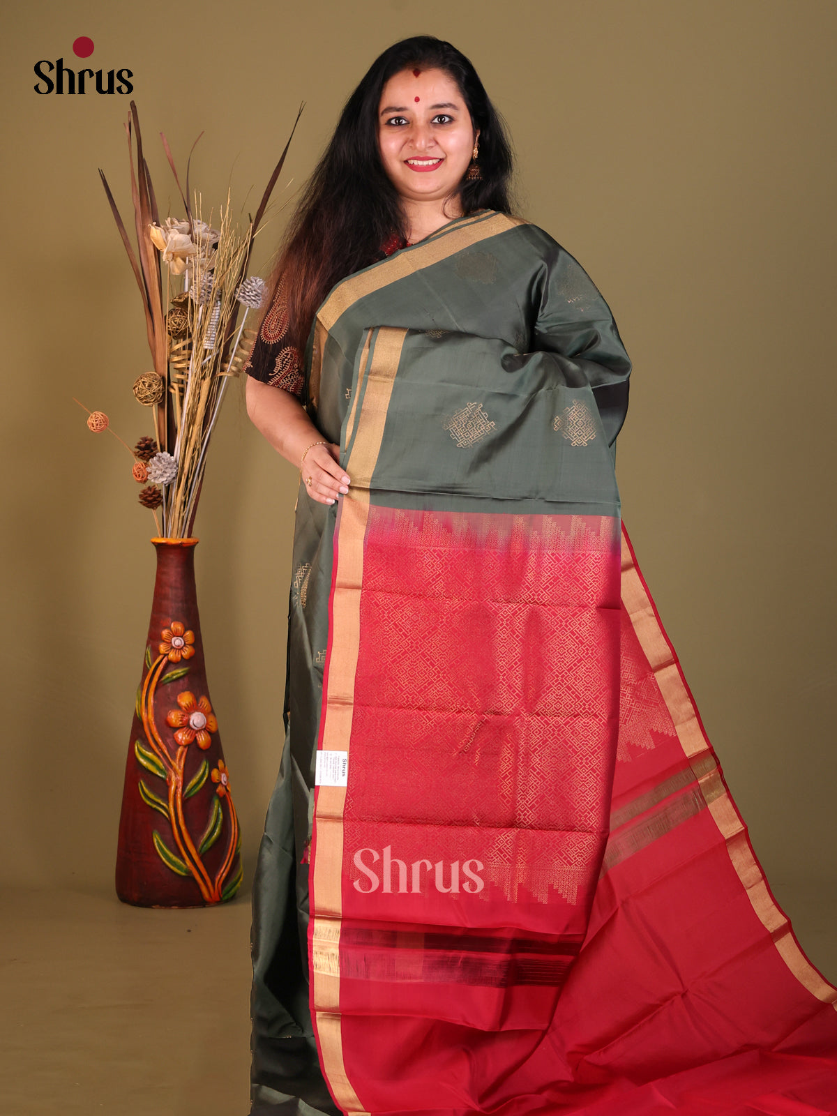 DGS30550 - Softsilk-halfpure Saree - Shop on Shrus.com