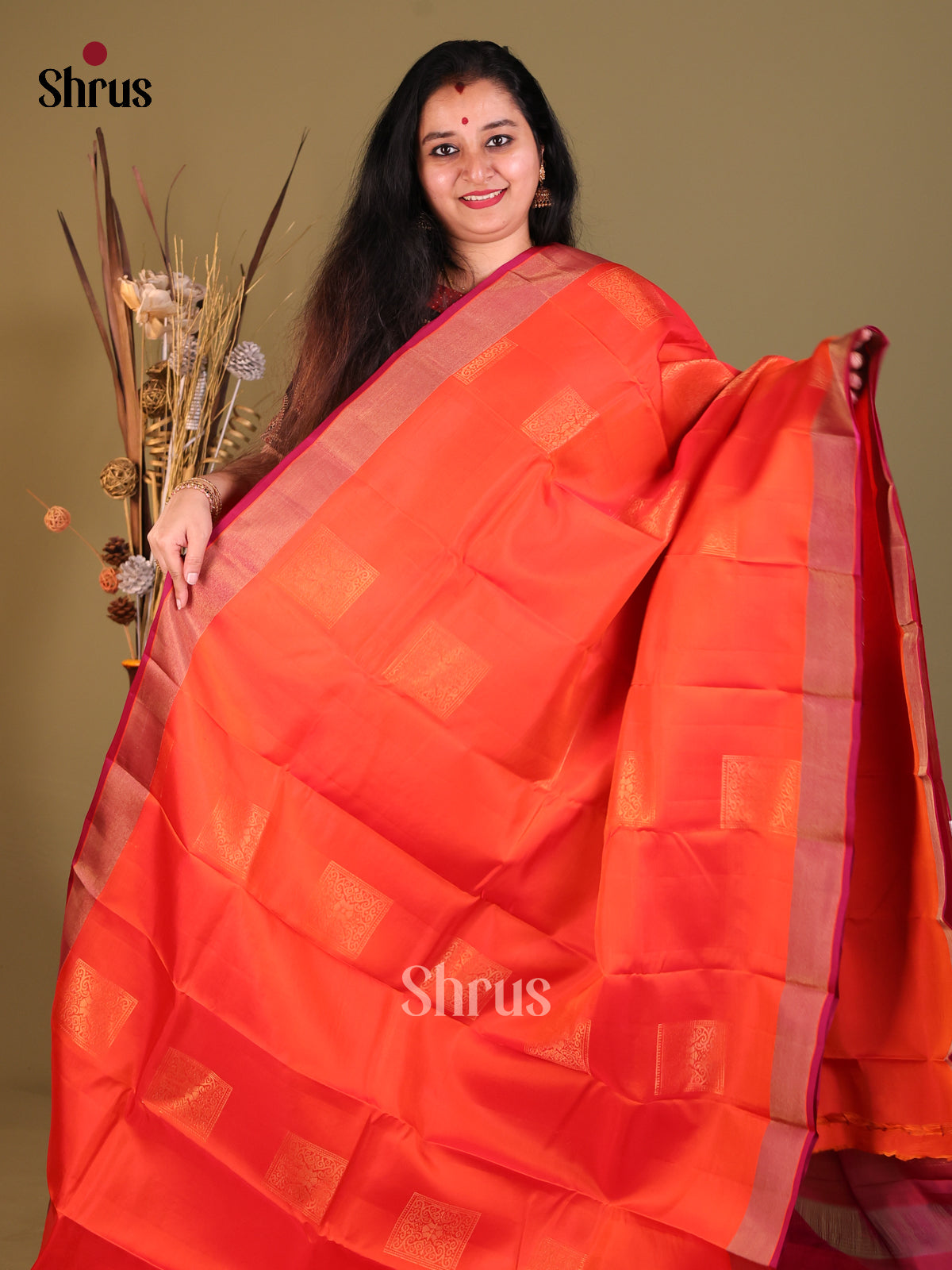 DGS30552 - Softsilk-halfpure Saree - Shop on Shrus.com