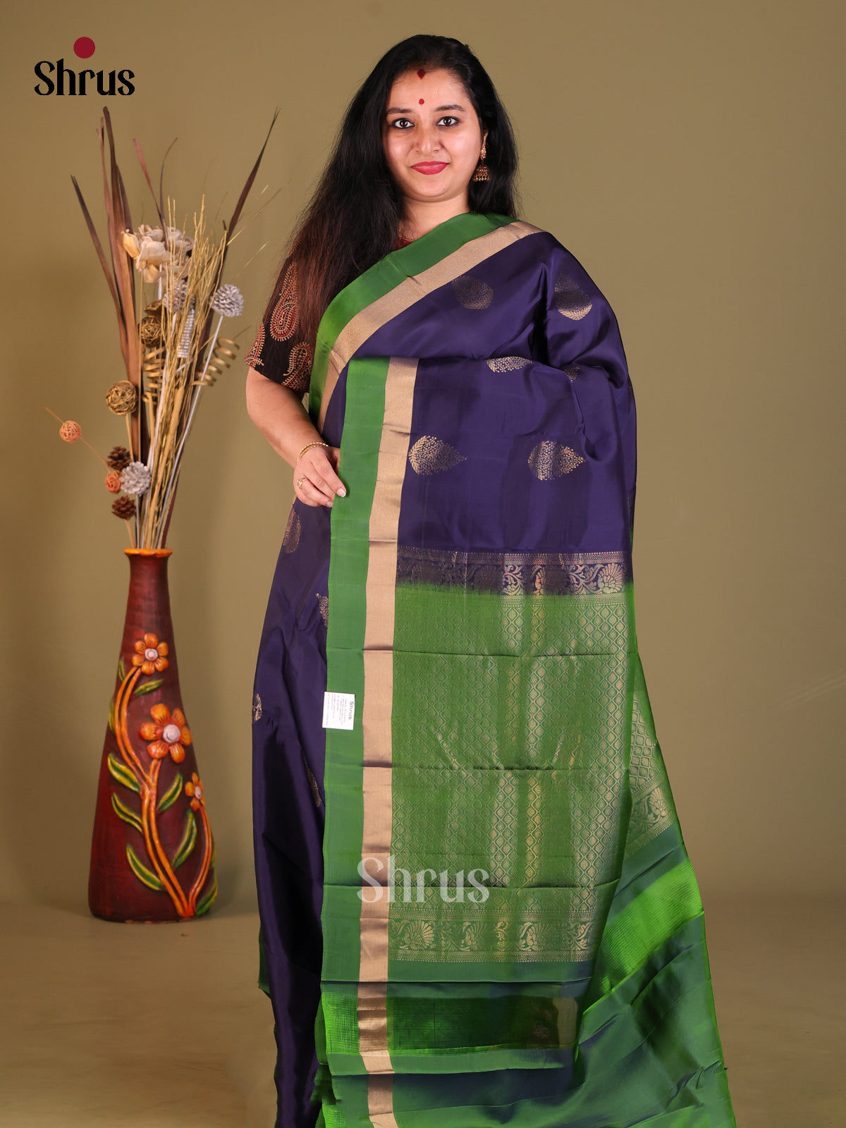 DGS30553 - Softsilk-halfpure Saree - Shop on Shrus.com