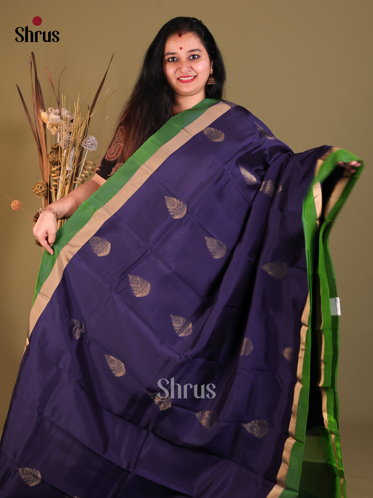 DGS30553 - Softsilk-halfpure Saree - Shop on Shrus.com