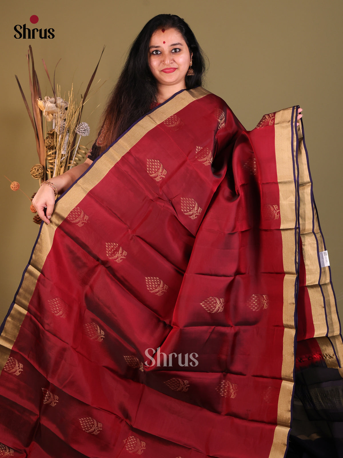 DGS30558 - Softsilk-halfpure Saree - Shop on Shrus.com