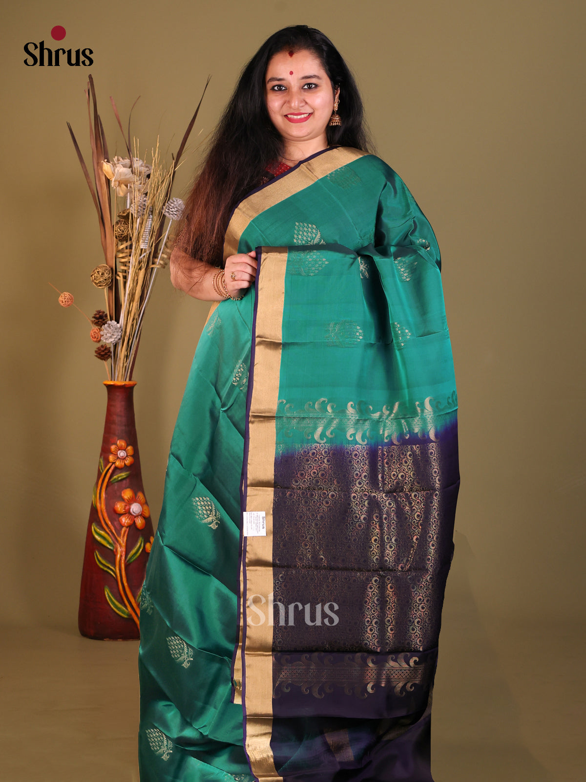 DGS30559 - Softsilk-halfpure Saree - Shop on Shrus.com