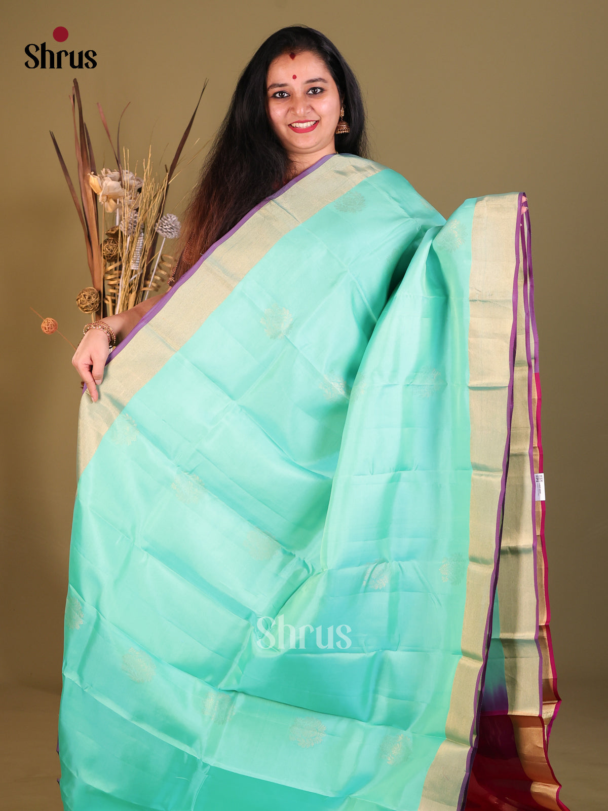 DGS30560 - Softsilk-halfpure Saree - Shop on Shrus.com