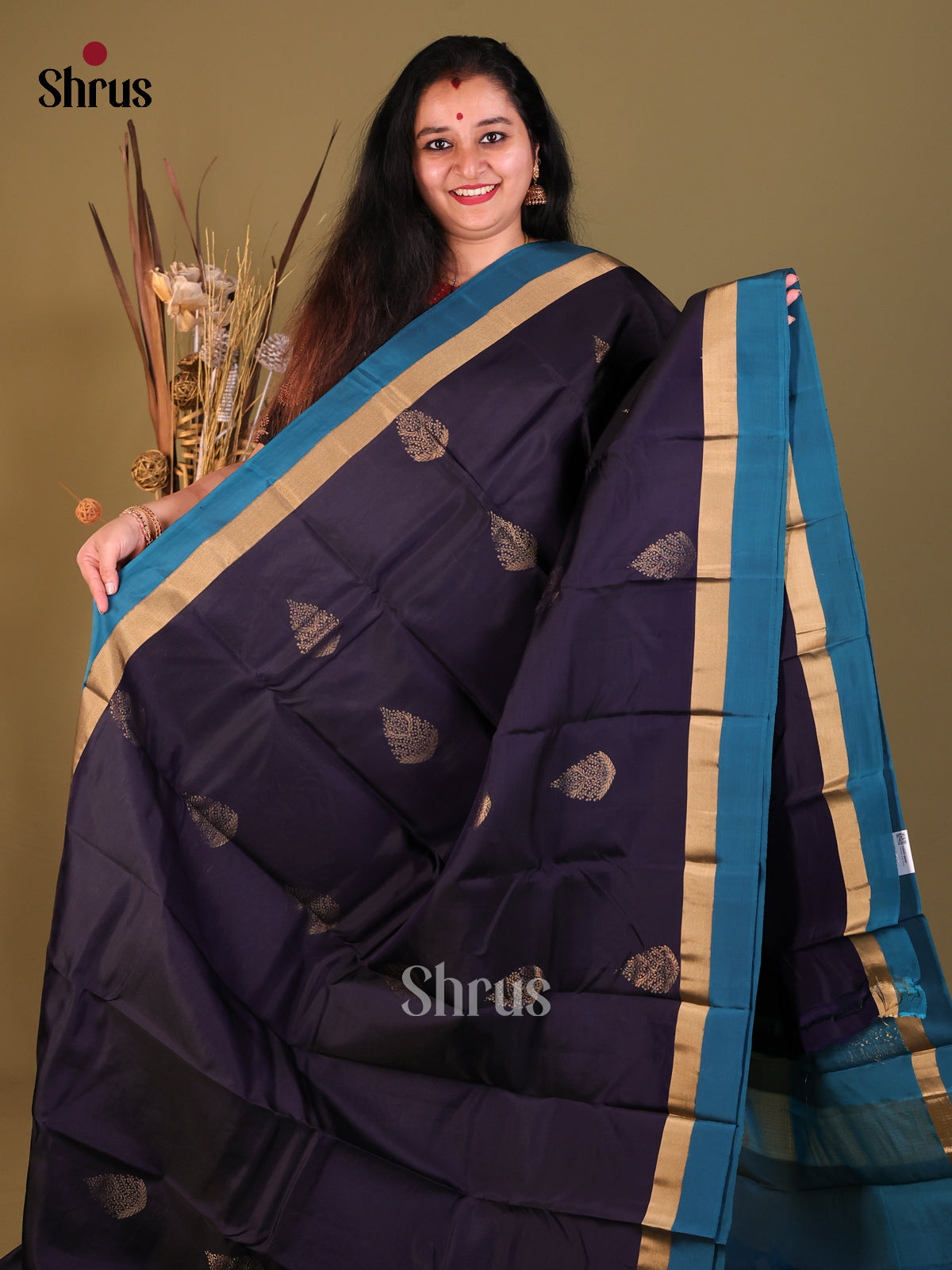 DGS30567 - Softsilk-halfpure Saree - Shop on Shrus.com