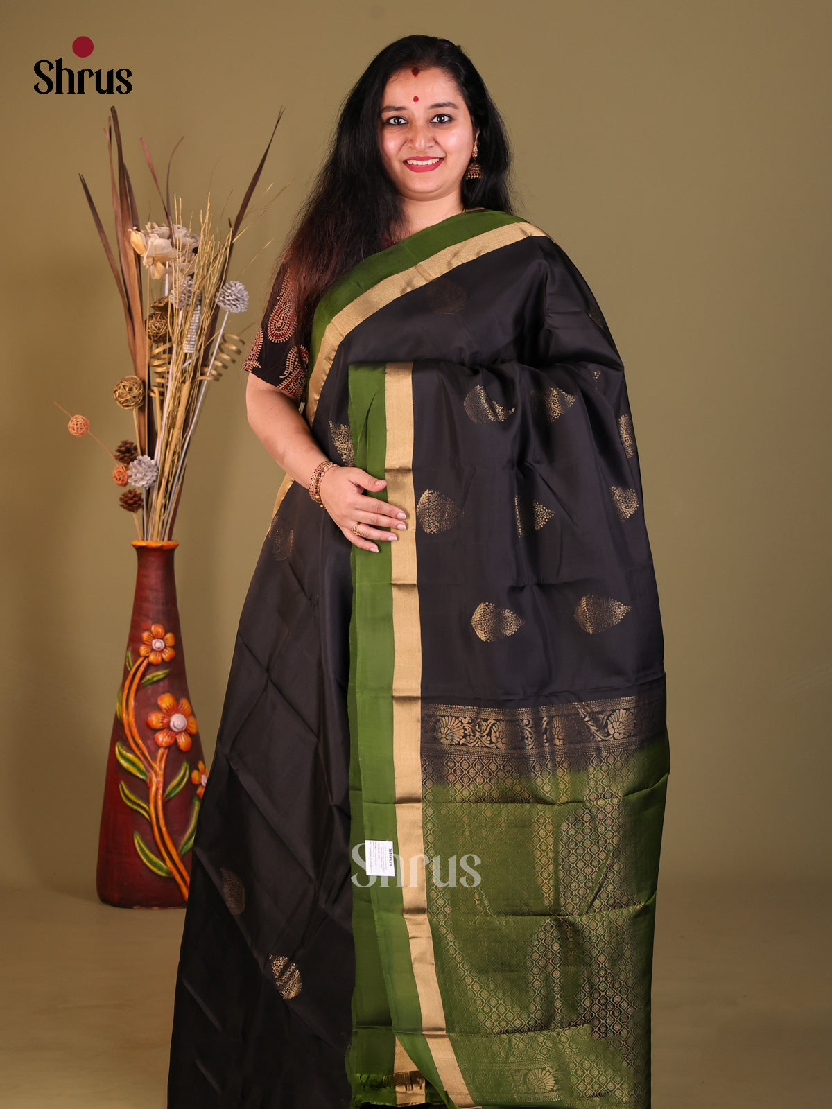 DGS30568 - Softsilk-halfpure Saree - Shop on Shrus.com