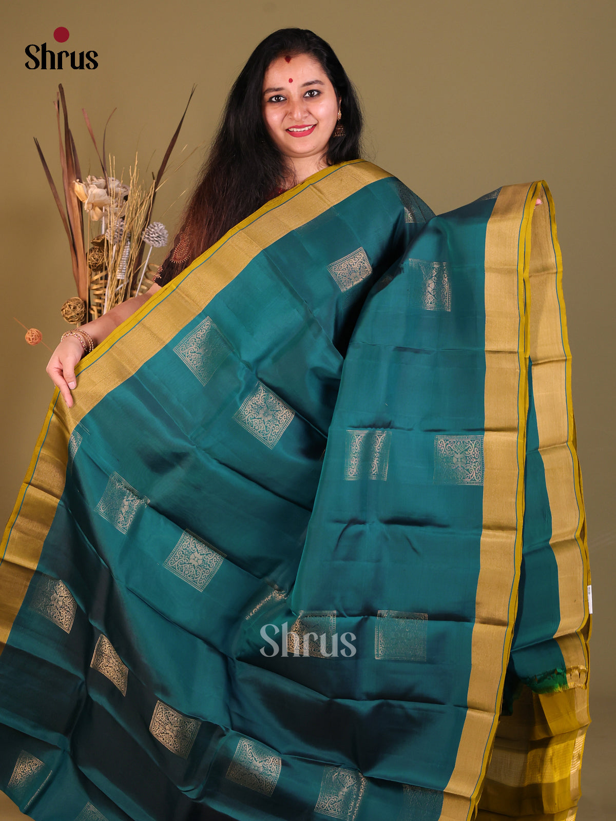 DGS30570 - Softsilk-halfpure Saree - Shop on Shrus.com