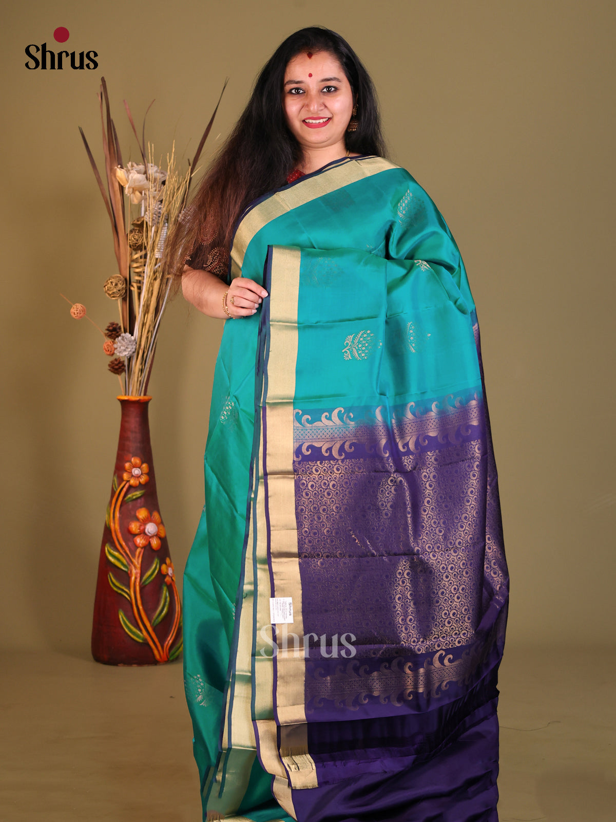 DGS30575 - Softsilk-halfpure Saree - Shop on Shrus.com