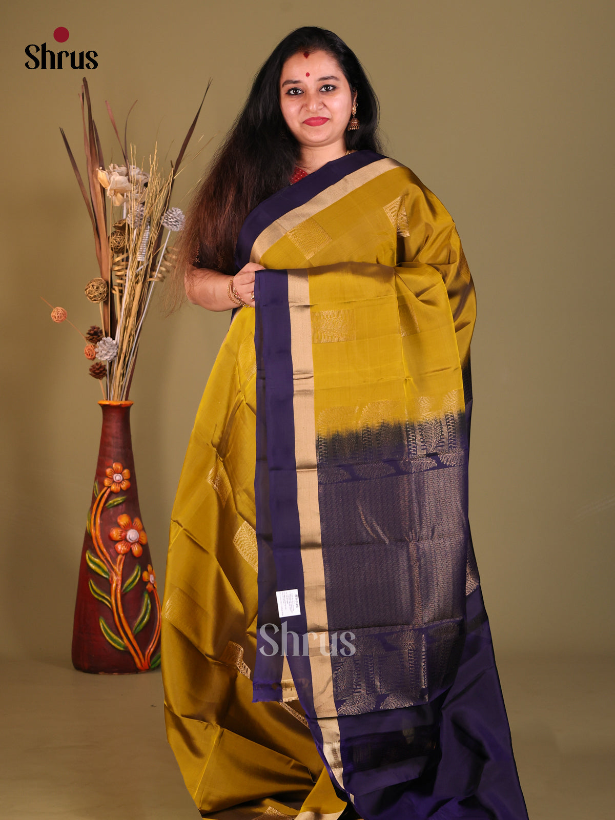 DGS30579 - Softsilk-halfpure Saree - Shop on Shrus.com