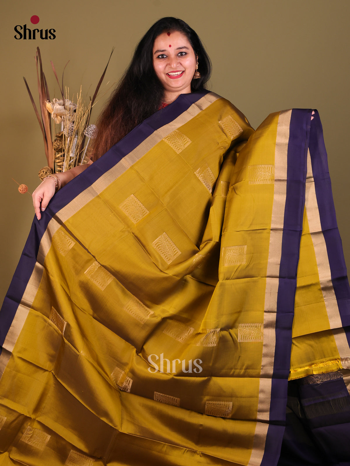DGS30579 - Softsilk-halfpure Saree - Shop on Shrus.com
