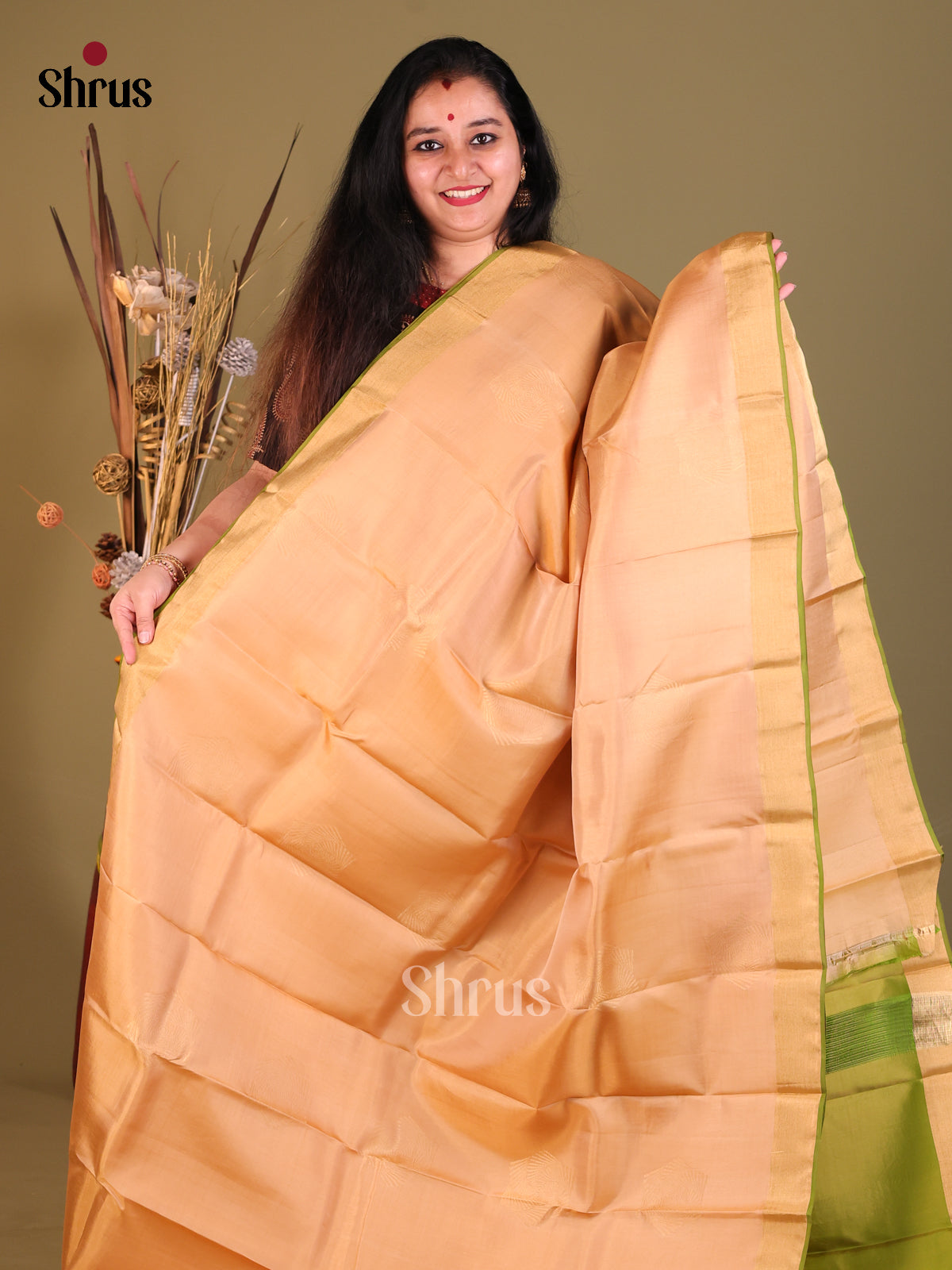 DGS30581 - Softsilk-halfpure Saree - Shop on Shrus.com