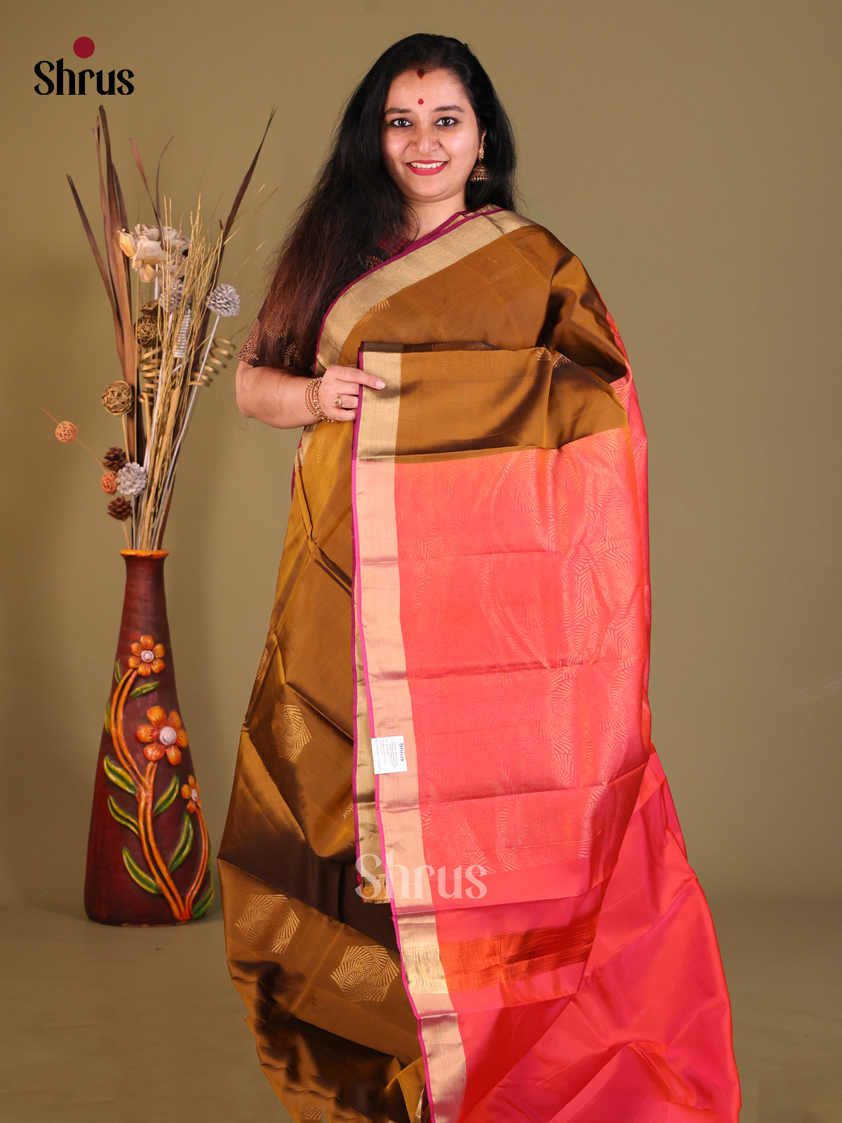 DGS30584 - Softsilk-halfpure Saree - Shop on Shrus.com