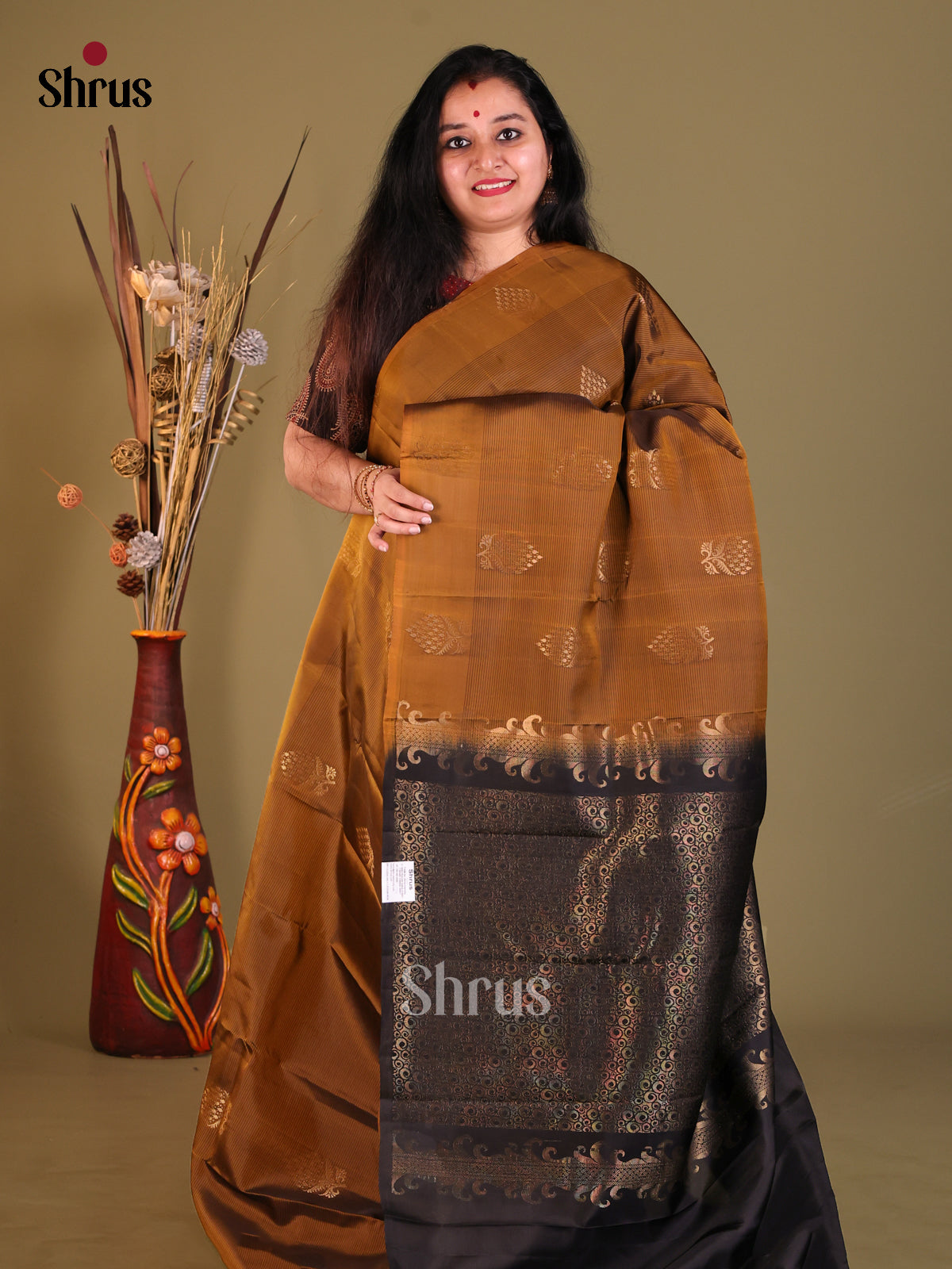 DGS30595 - Softsilk-halfpure Saree - Shop on Shrus.com