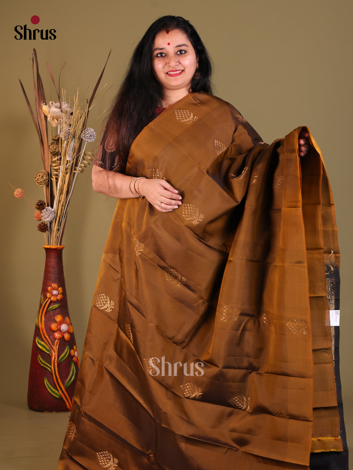 DGS30595 - Softsilk-halfpure Saree - Shop on Shrus.com