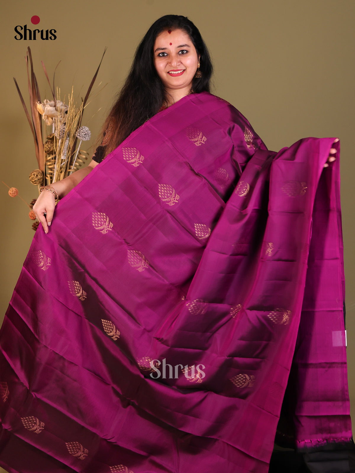 DGS30600 - Softsilk-halfpure Saree - Shop on Shrus.com