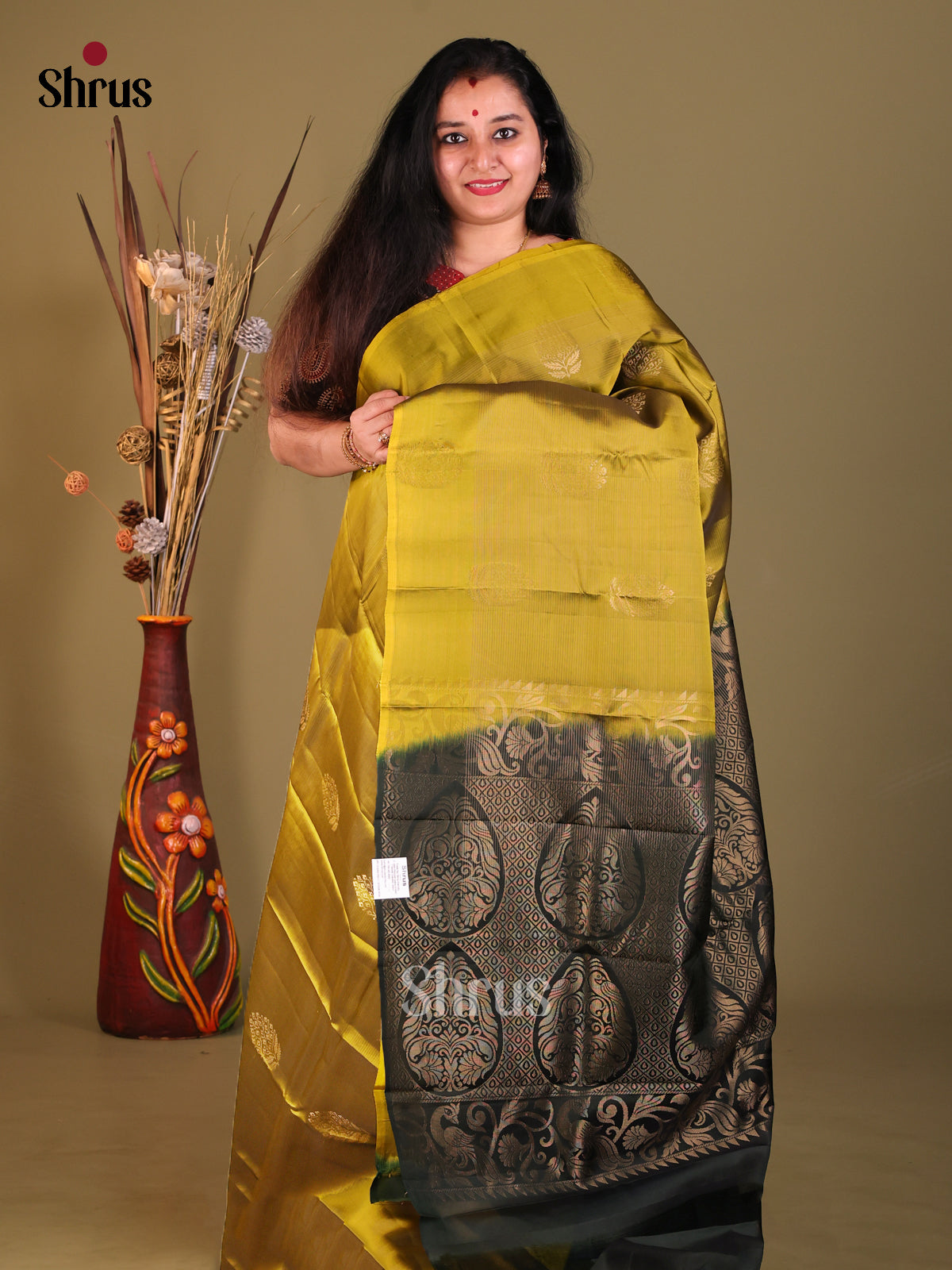 DGS30602 - Softsilk-halfpure Saree - Shop on Shrus.com