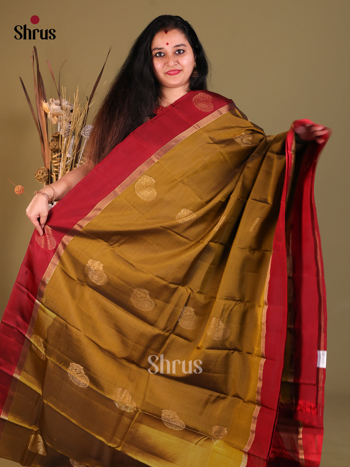 DGS30609 - Softsilk-halfpure Saree - Shop on Shrus.com