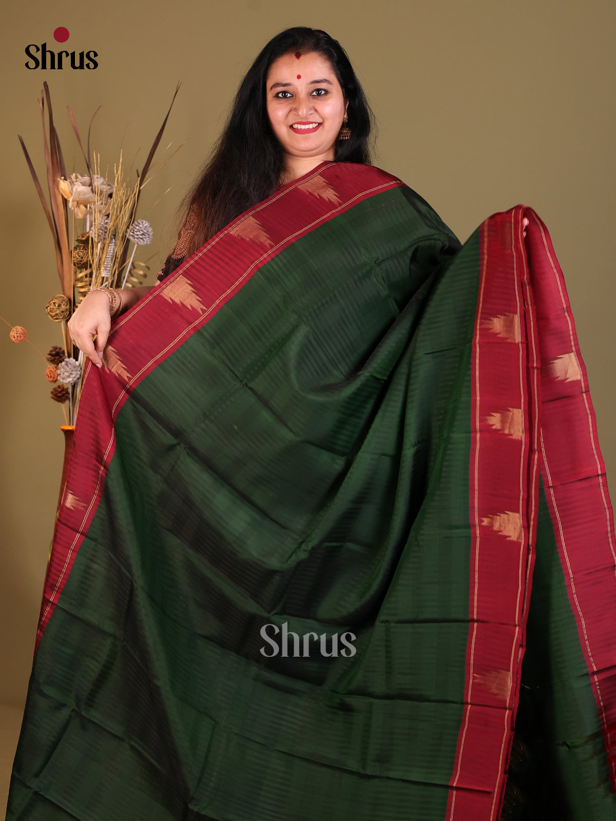 DGS30611 - Softsilk-halfpure Saree - Shop on Shrus.com
