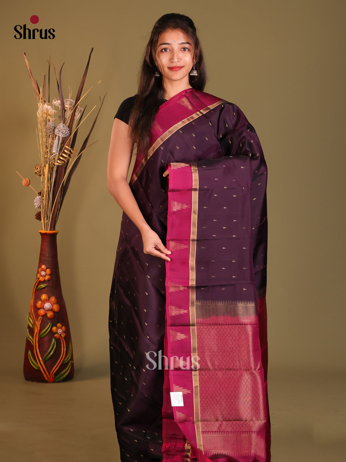 DGS30627 - Softsilk-halfpure Saree - Shop on Shrus.com