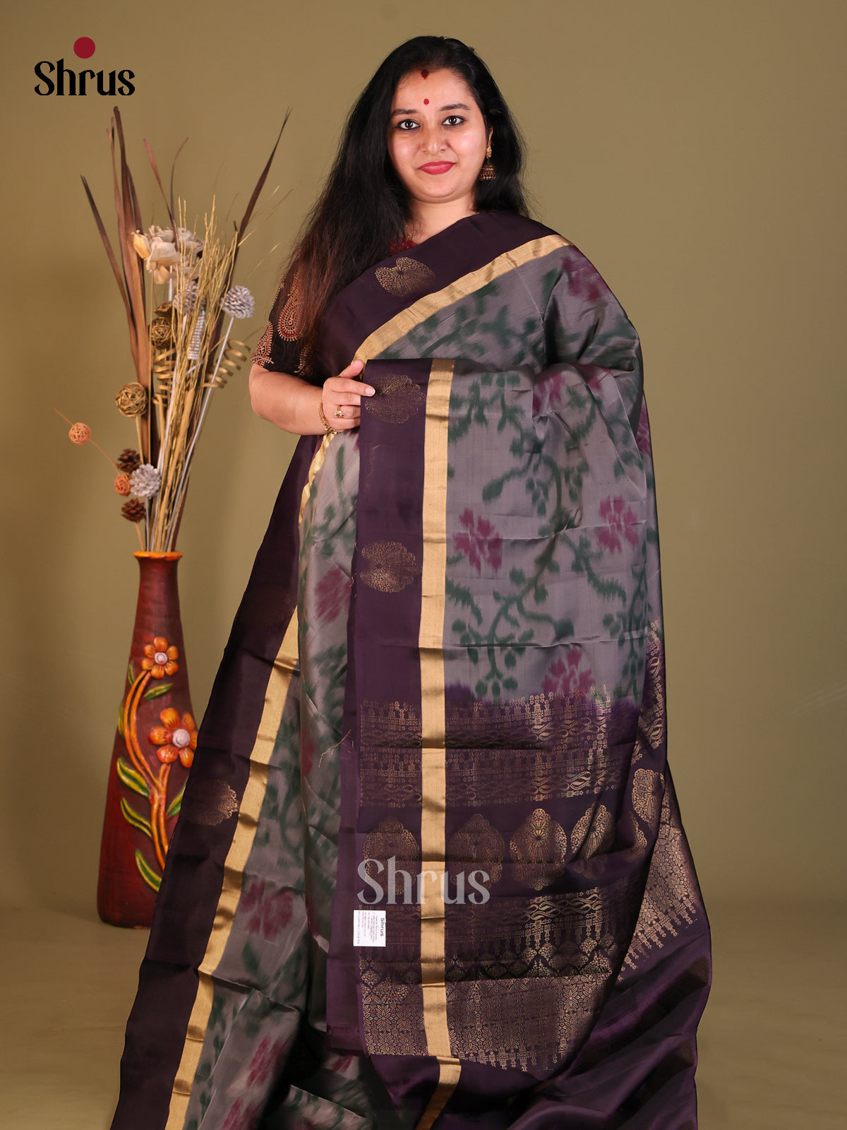 DGS30641 - Softsilk-halfpure Saree - Shop on Shrus.com