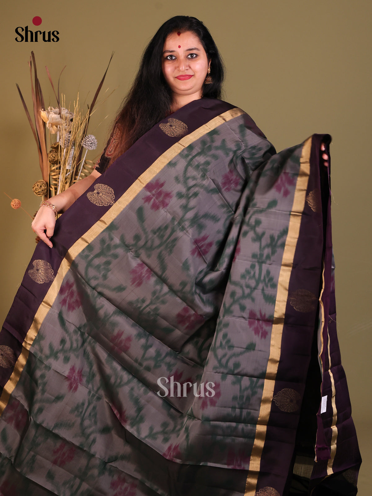 DGS30641 - Softsilk-halfpure Saree - Shop on Shrus.com