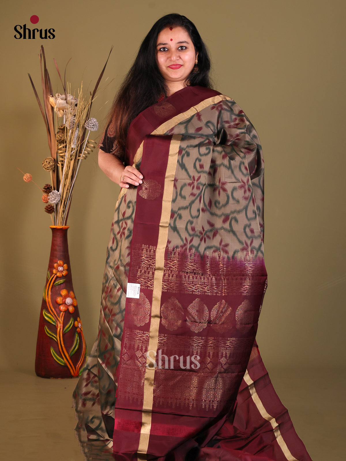 DGS30644 - Softsilk-halfpure Saree - Shop on Shrus.com