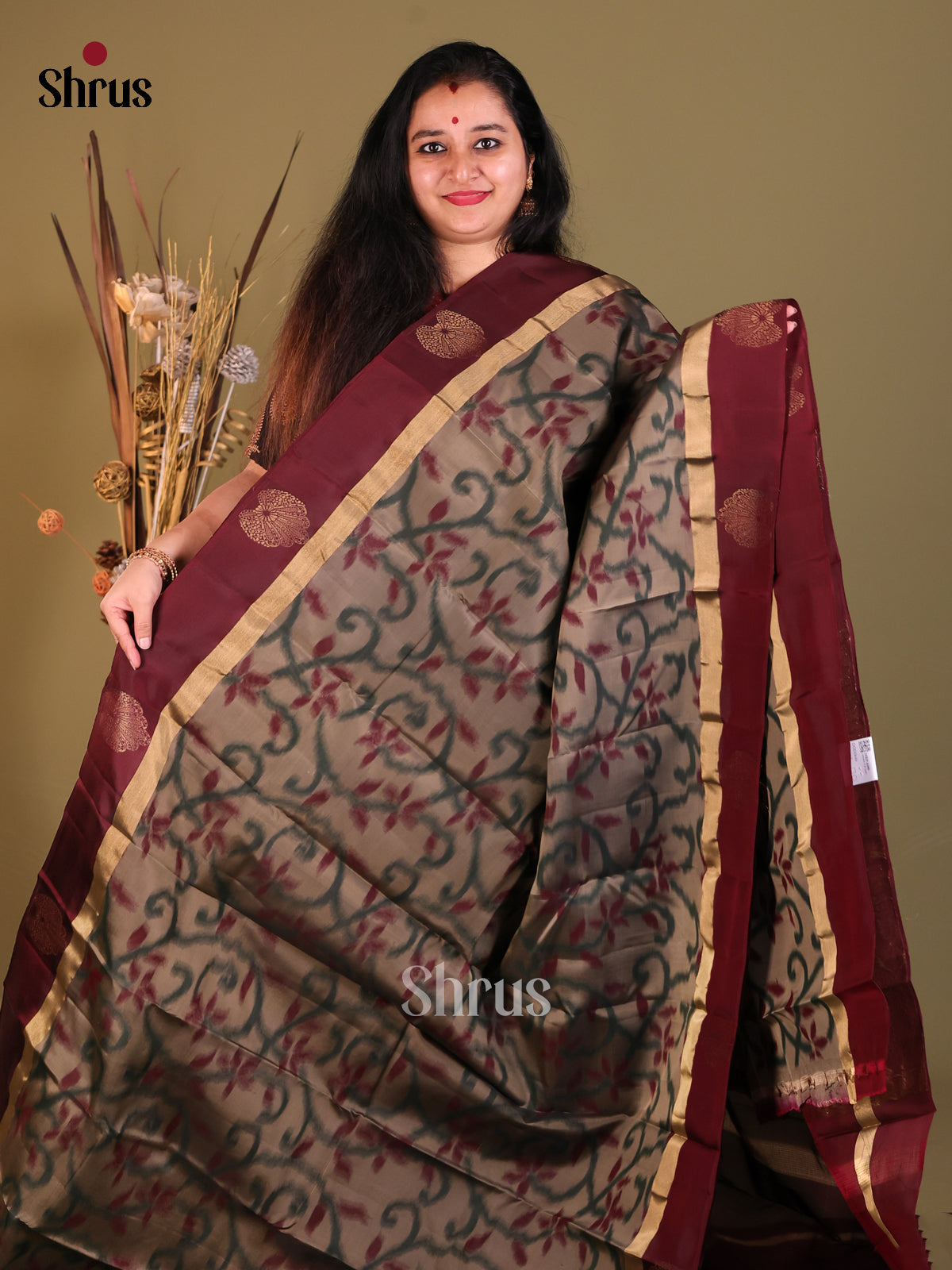 DGS30644 - Softsilk-halfpure Saree - Shop on Shrus.com