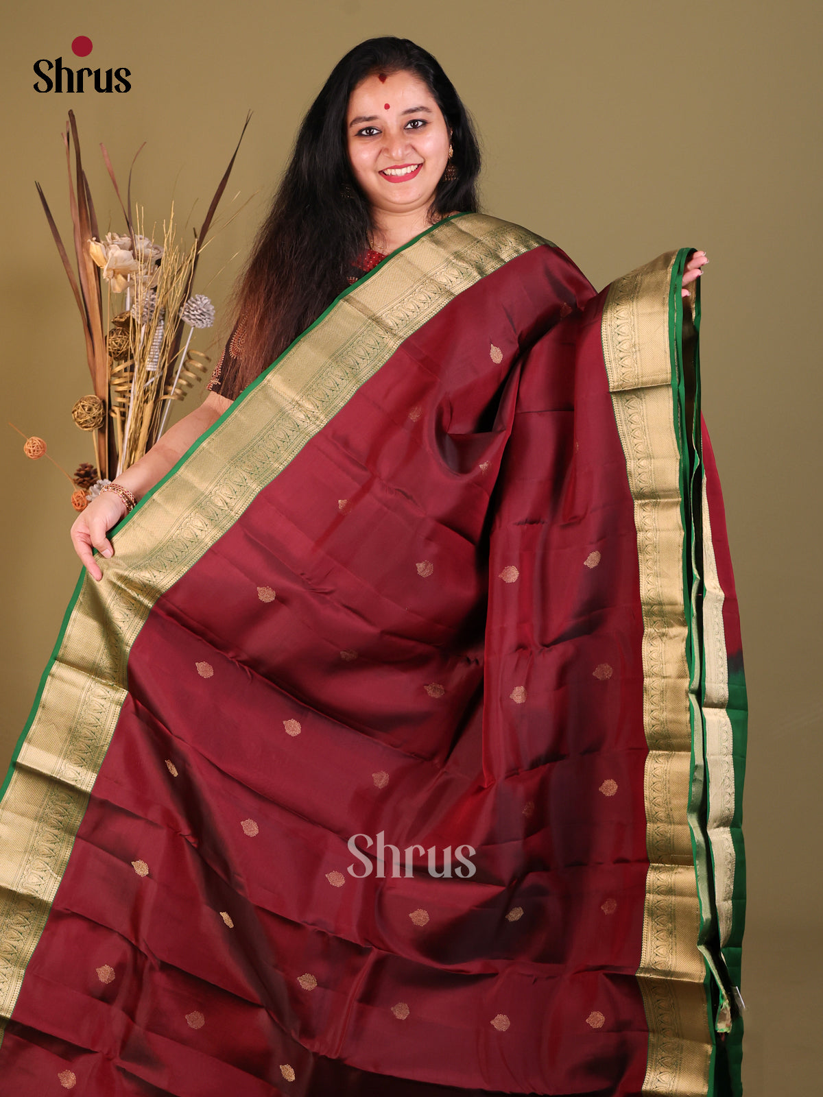 DGS30657 - Softsilk-halfpure Saree - Shop on Shrus.com