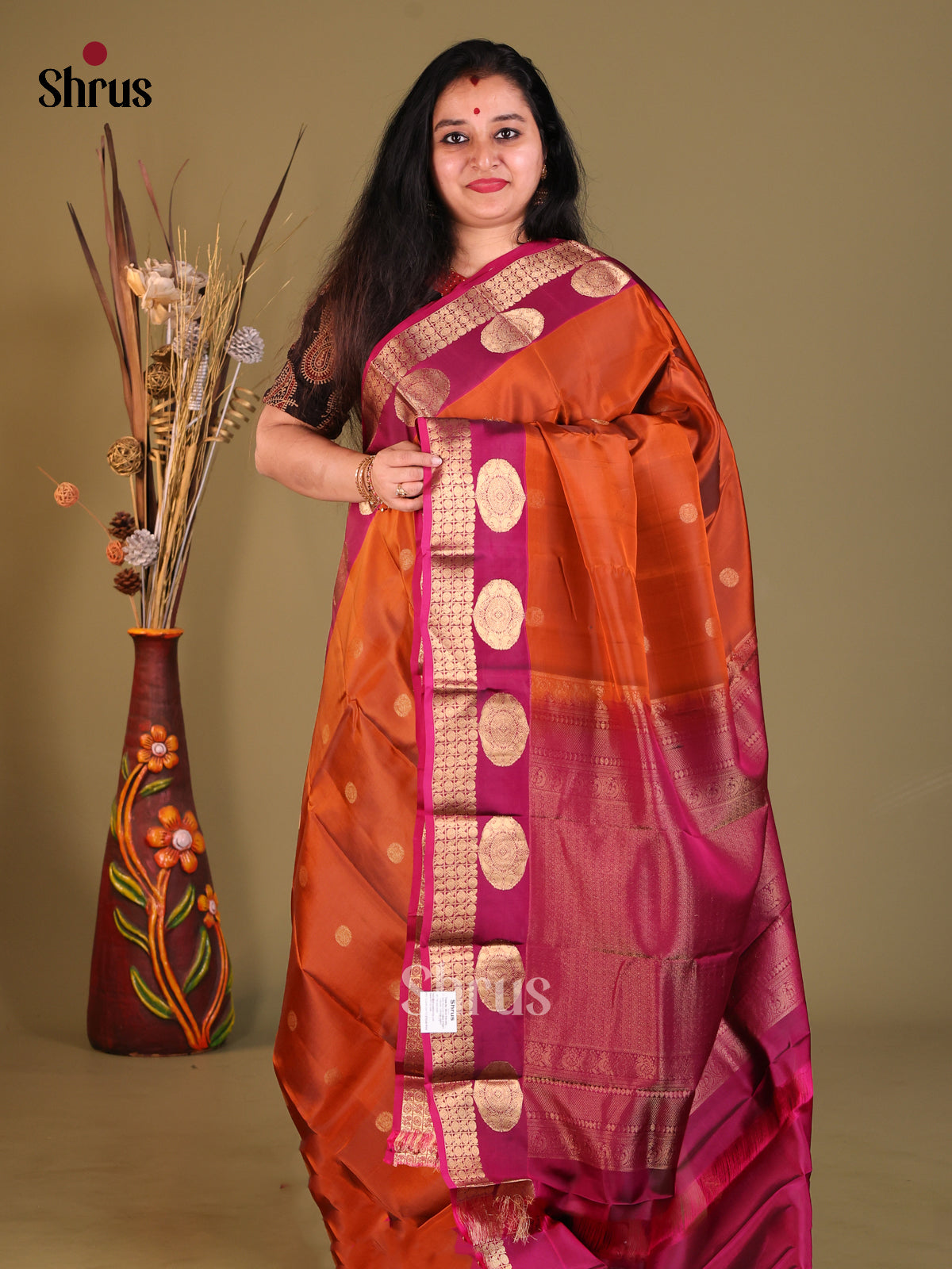 DGS30659 - Softsilk-halfpure Saree - Shop on Shrus.com