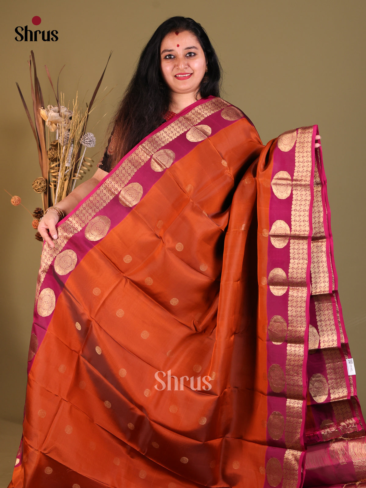DGS30659 - Softsilk-halfpure Saree - Shop on Shrus.com
