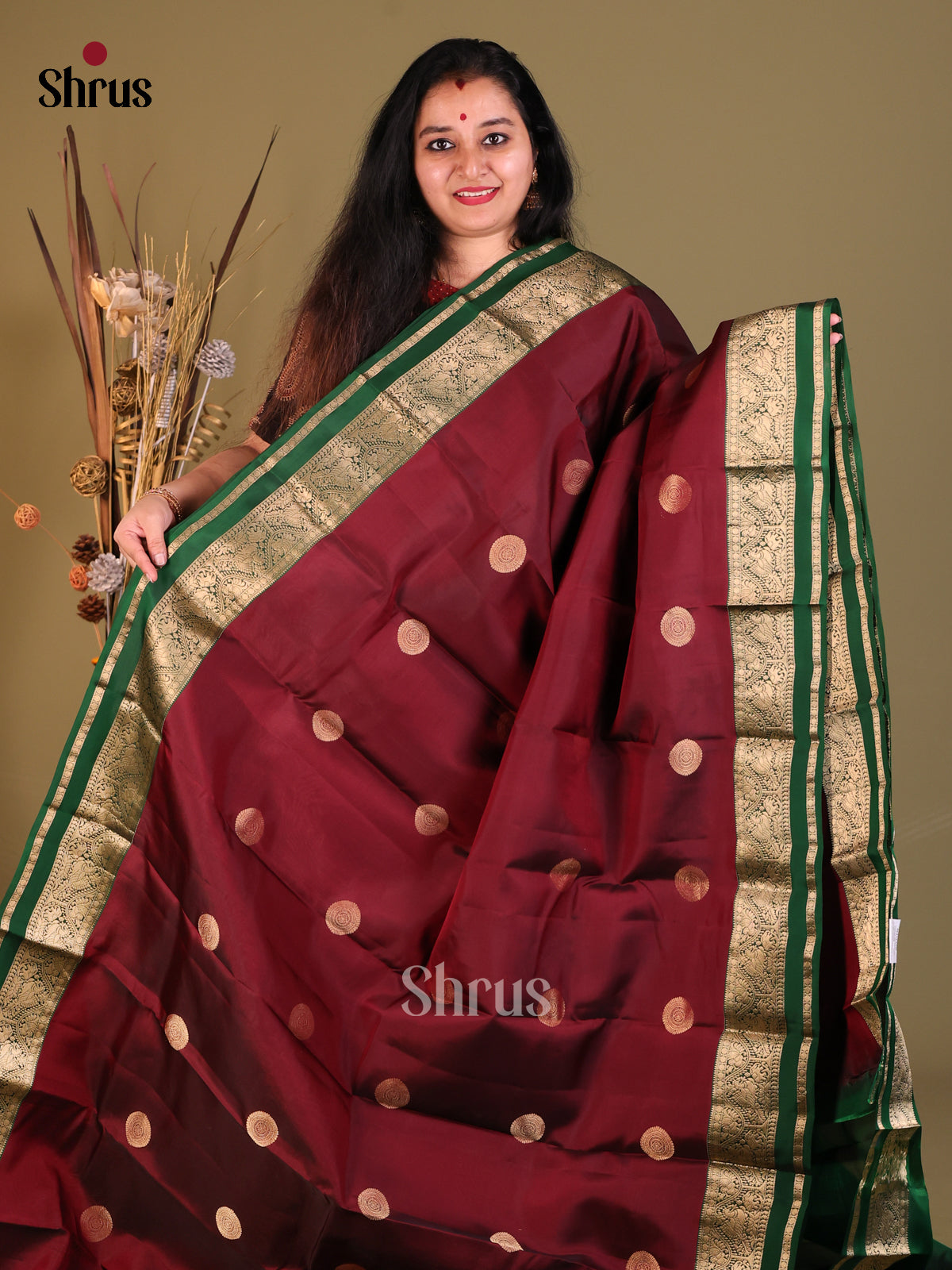 DGS30660 - Softsilk-halfpure Saree - Shop on Shrus.com