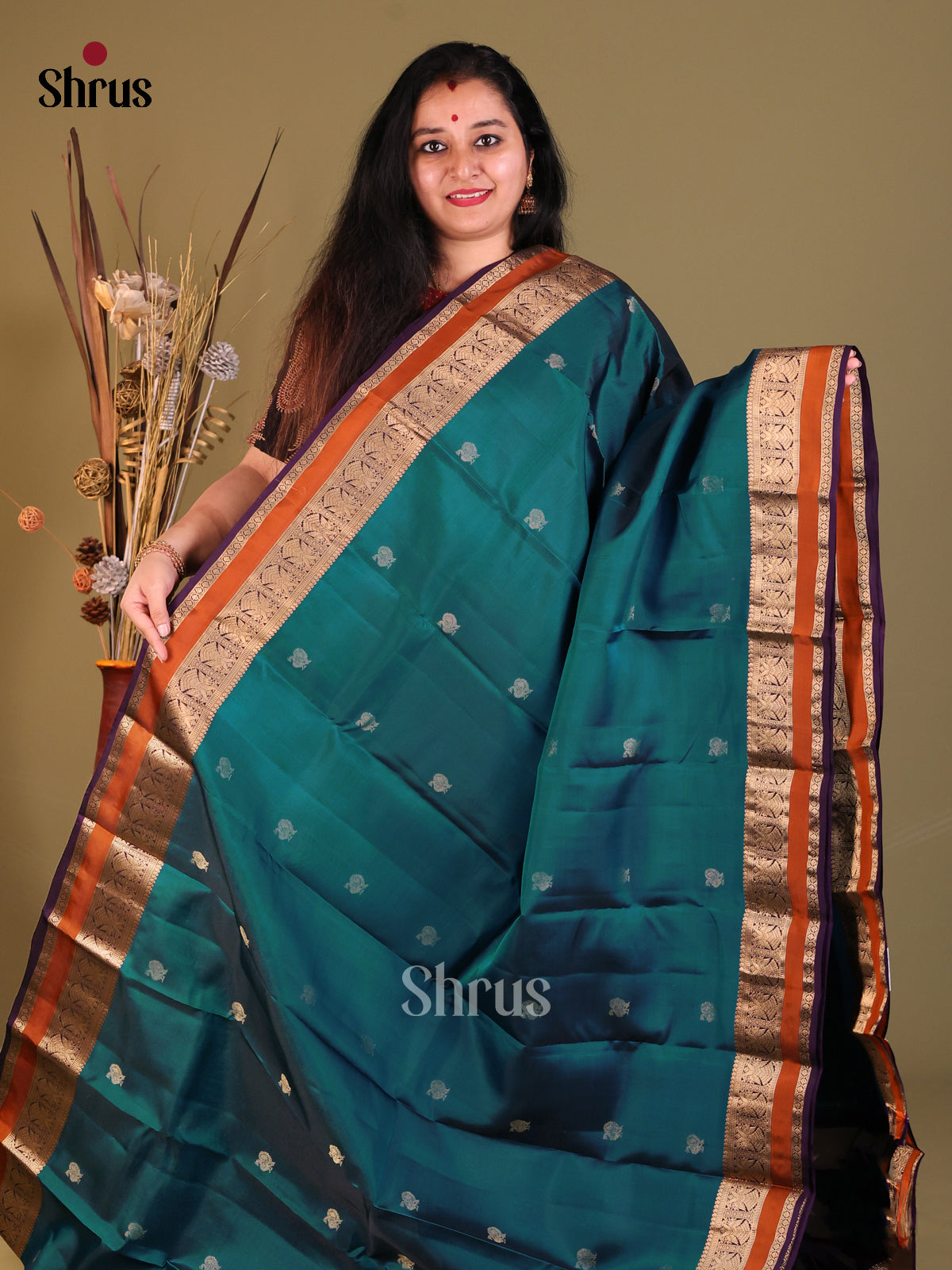 DGS30669 - Softsilk-halfpure Saree - Shop on Shrus.com