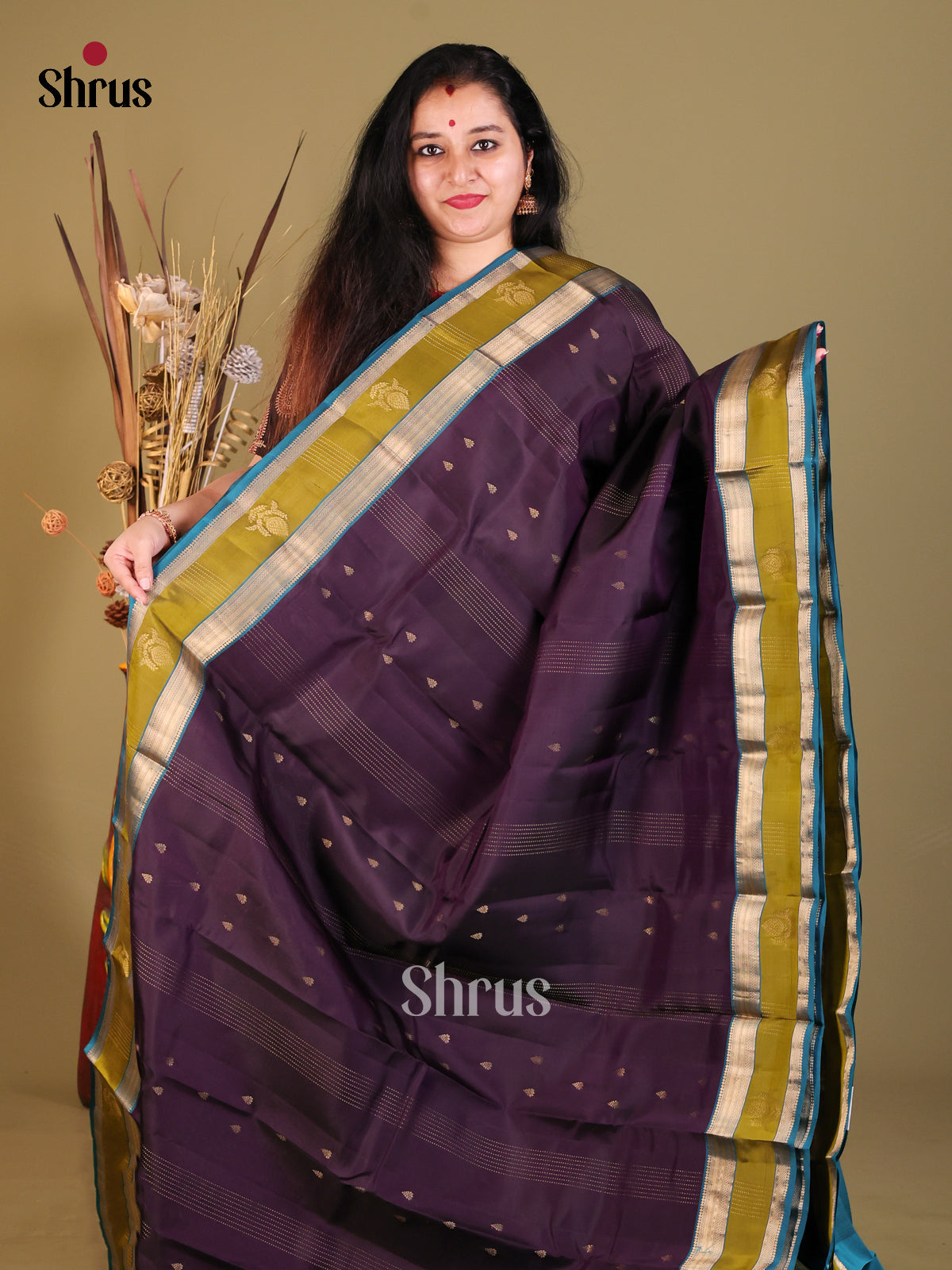 DGS30671 - Softsilk-halfpure Saree - Shop on Shrus.com