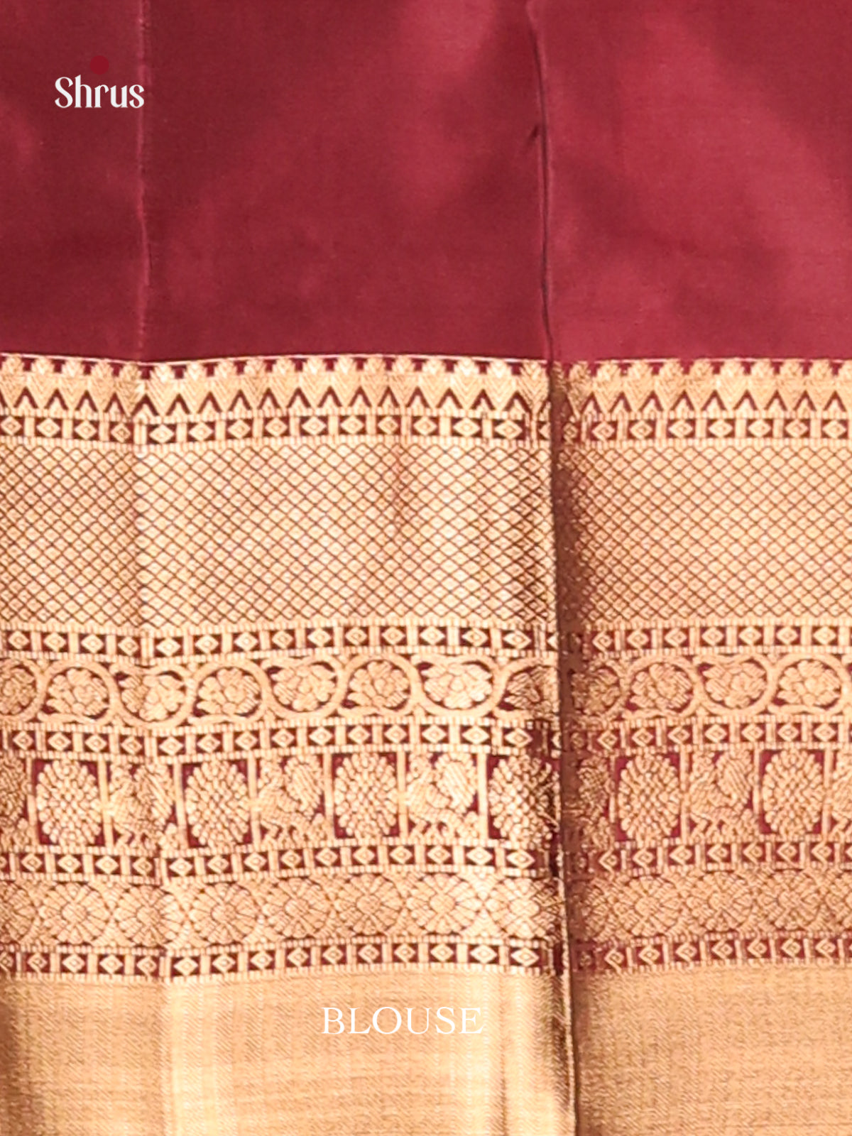 Green & Maroon Softsilk-halfpure Saree with gold zari peacock thousand buttas