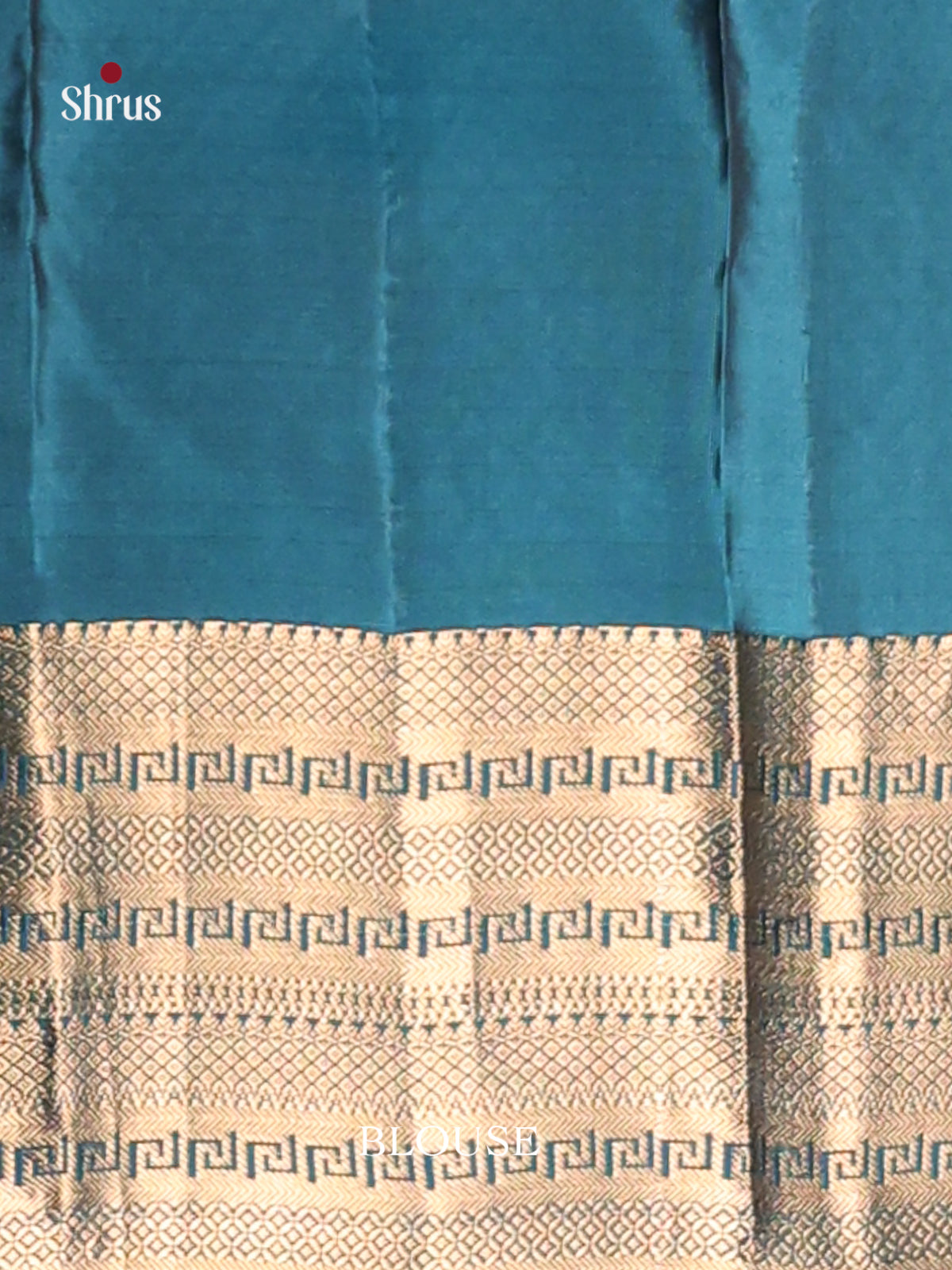 Violet & Blue Softsilk-halfpure Saree gleam with gold zari floral buttas - Shop on Shrus.com