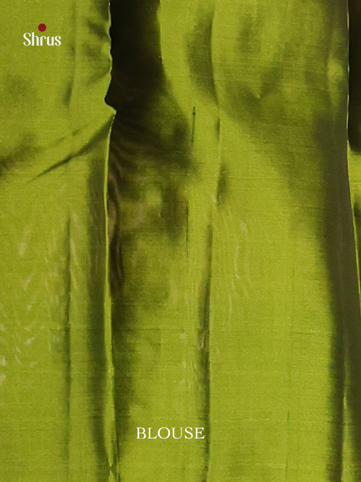 Mehandi Green & Green Softsilk-halfpure Saree gleam swith zari buttas - Shop on Shrus.com