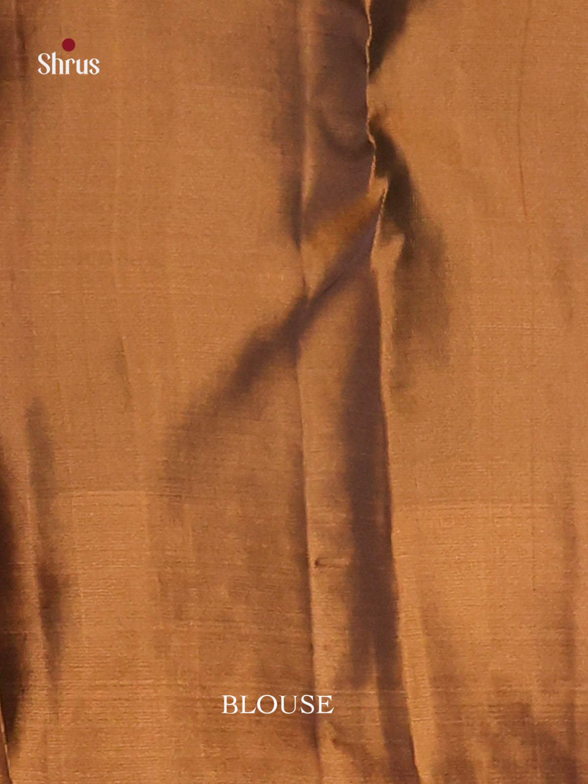 Blue & Brown Softsilk-halfpure Saree with zari floral motifs