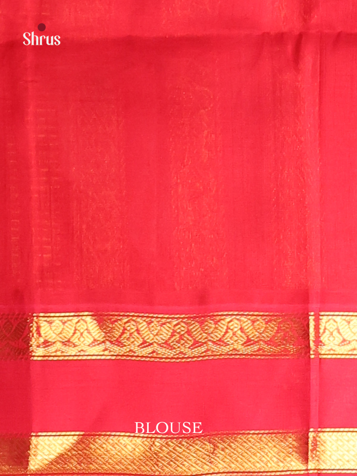 Mustard & Red SIlk Cotton Korvai-Small border Saree -1